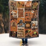 Main 04 Vintage Pumpkin Spooky Season Halloween Woven Throw Blanket, Jack O' Lantern Wall Tapestry, Halloween Watching Movie Blanket, Home Decor Image 4