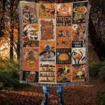 Main 07 Vintage Pumpkin Spooky Season Halloween Woven Throw Blanket, Jack O' Lantern Wall Tapestry, Halloween Watching Movie Blanket, Home Decor Image 7